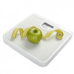 scale libra measurement tape diet fruit food apple